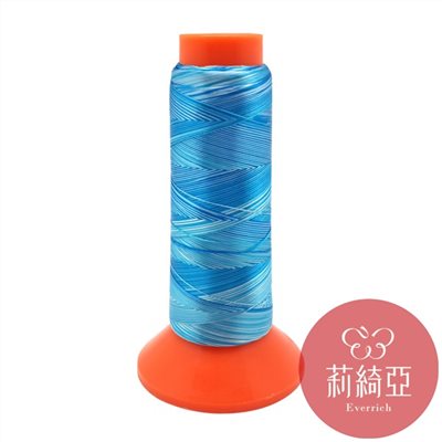 【60363】春仔花三色漸層湘線-摩登寶藍三彩
