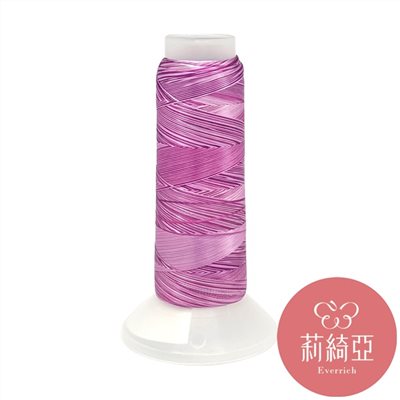 【60433】春仔花五色漸層湘線-葡萄紫