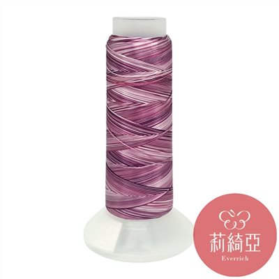 【60444】春仔花五色漸層湘線-紫藤色系