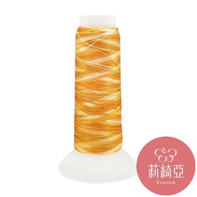 【60455】春仔花五色漸層湘線-金黃色系