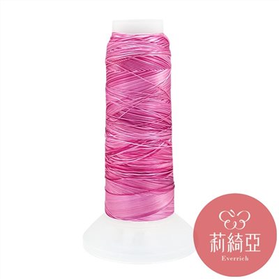 【60456】春仔花五色漸層湘線-紫紅色系