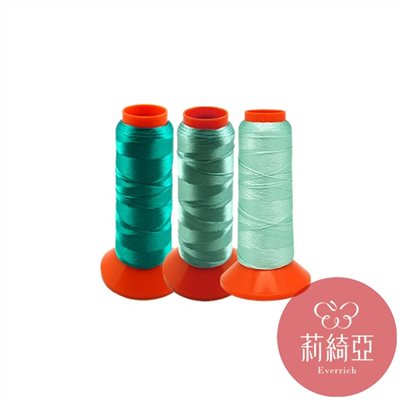 【60432-21】套組 / 春仔花 纏花四股線-藍綠色系列3捲