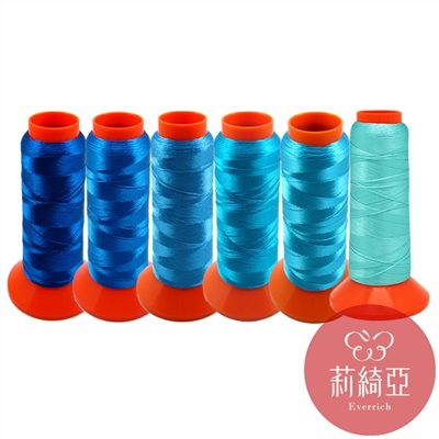 【60432-27】套組 / 春仔花 纏花四股線-神話藍系列6捲