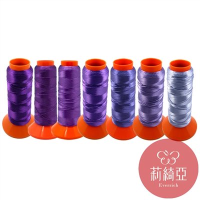 【60432-10】套組 / 春仔花 纏花四股線-紫色系列7捲