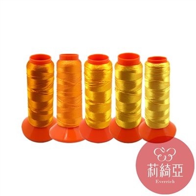 【60432】套組 / 春仔花 纏花四股線-桔色系列5捲