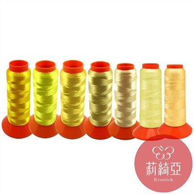 【60432-16】套組 / 春仔花 纏花四股線-黃色系列7捲