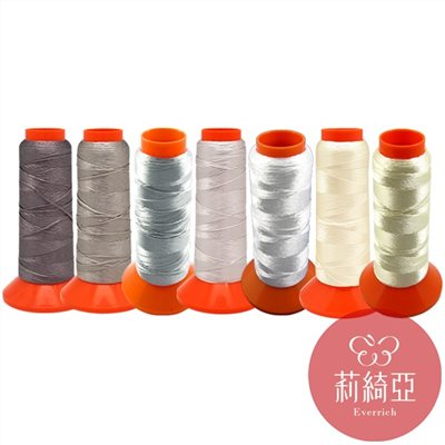 【60432-18】套組 / 春仔花 纏花四股線-白銀系列7捲