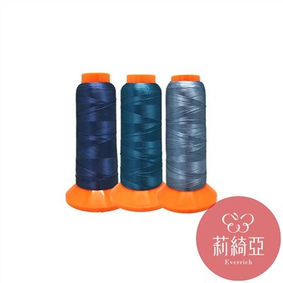 【60564】春仔花 纏花單股線-攻略藍3色漸層套組