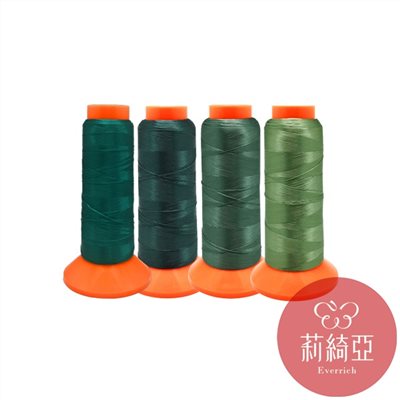 【60552】春仔花 纏花單股線-攻略綠I-4色漸層套組