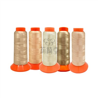 【60521】春仔花 纏花單股線-香檳金5色漸層套組