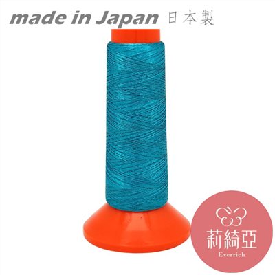 【60423】日本製．色蔥粉彩線-藍綠色