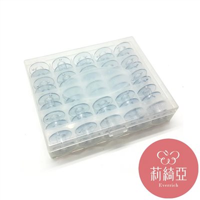 【60193-1】輕巧便利春仔花 纏花線高梭心式盒+25個梭心