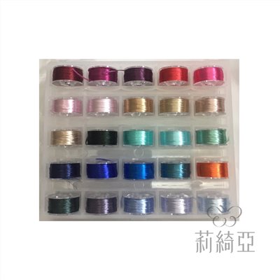 【60311G】 隨身攜帶型春仔花(纏花)-限量單股25色線盒