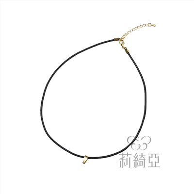【60361】新潮時尚項鍊繩-金色 (5入)