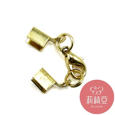 【60076】問號鉤．9mm+中山雙圈-金色 (10入)