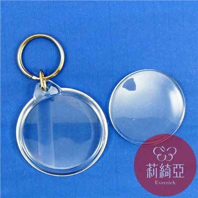 【60638】壓克力鑰匙圈-圓型 (小)