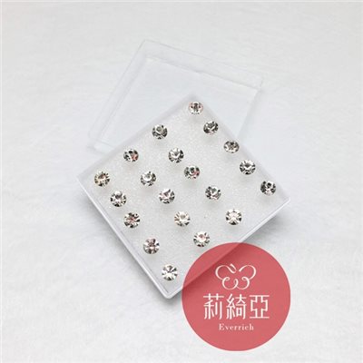 【60075】水鑽飾件6mm(20顆/盒)