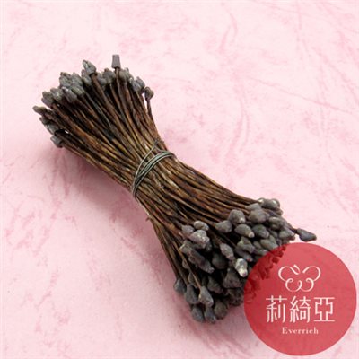 【60081-1】花芯-深咖啡 / 粗軸