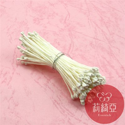 【60085】花芯-白色 / 粗軸