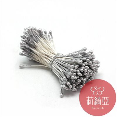 【60166-2】花芯-珍珠銀色