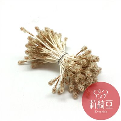 【60166-3】花芯-水晶珠金色