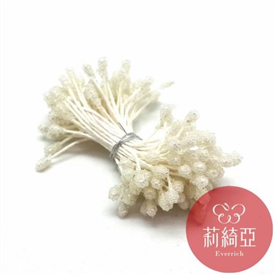 【60166-5】花芯-水晶珠白色