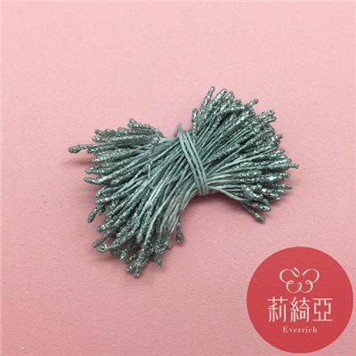 【60535-12】日本花芯-軟絲銀色 / 粗軸