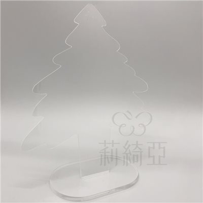 【60601】壓克力聖誕樹+10燈(五彩色)
