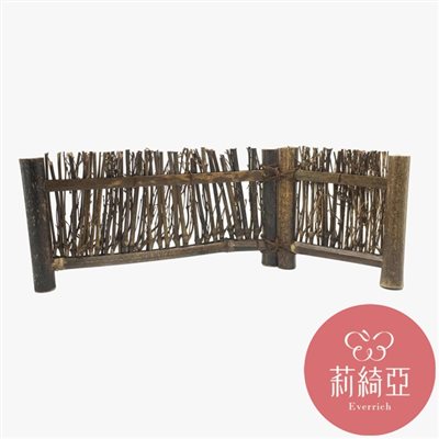 【60595】原竹二節式竹籬柵欄-大
