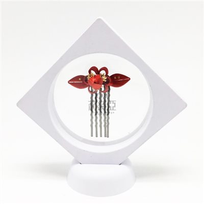 【60587C】懸浮系列-方格圓融展示架-白色(小)