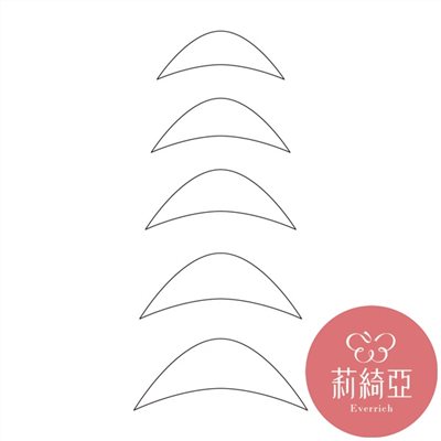 春仔花．纏花專用裁剪紙型-葉形D
