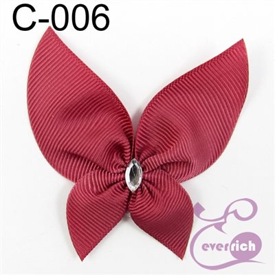 【C-006】馬卡龍蝴蝶-帽帶 (100入)