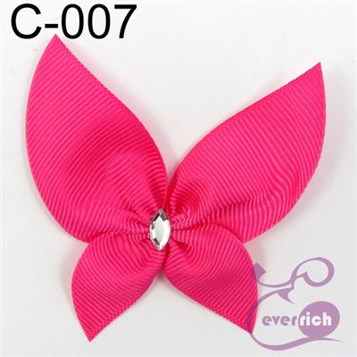 【C-007】馬卡龍蝴蝶-帽帶 (100入)