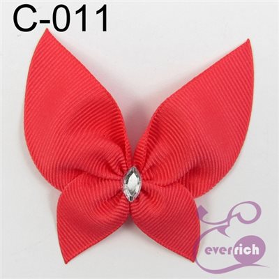 【C-011】馬卡龍蝴蝶-帽帶 (100入)
