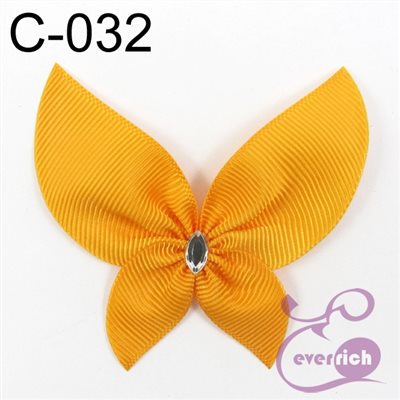 【C-032】馬卡龍蝴蝶-帽帶 (100入)