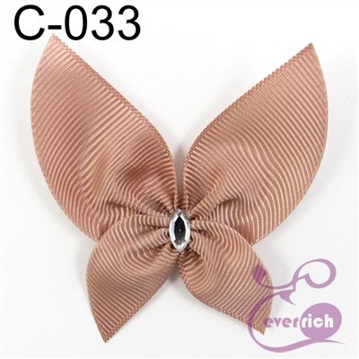 【C-033】馬卡龍蝴蝶-帽帶 (100入)