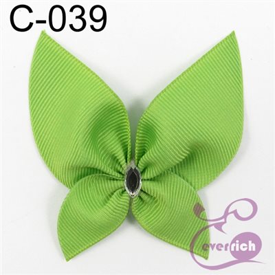 【C-039】馬卡龍蝴蝶-帽帶 (100入)