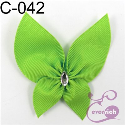 【C-042】馬卡龍蝴蝶-帽帶 (100入)