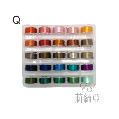 【60193Q】新色增款型春仔花(纏花)-四股25色線盒Q
