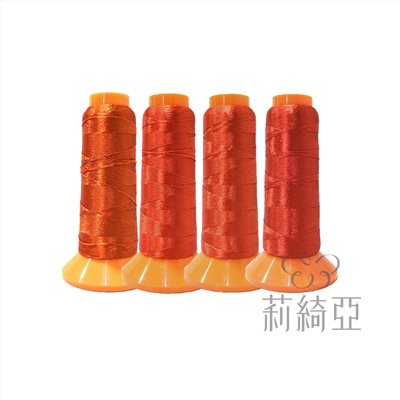 【60432-29】套組 / 春仔花 纏花四股線-海棠榴紅系列4捲