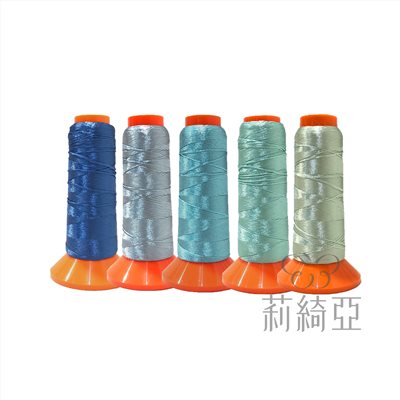 【60432-33】套組 / 春仔花 纏花四股線-倩碧藍綠系列5色