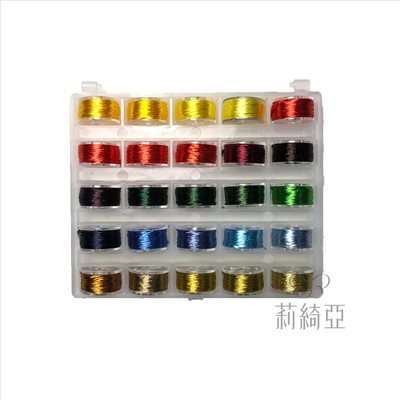 【60193P】階段學習型春仔花 四股25色線盒P