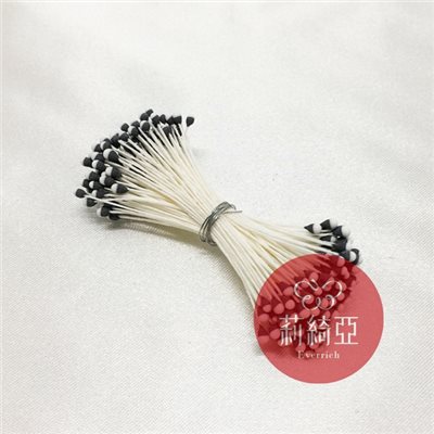 【60535-31】日本-圓球形白墨綠雙色/ 細軸花芯
